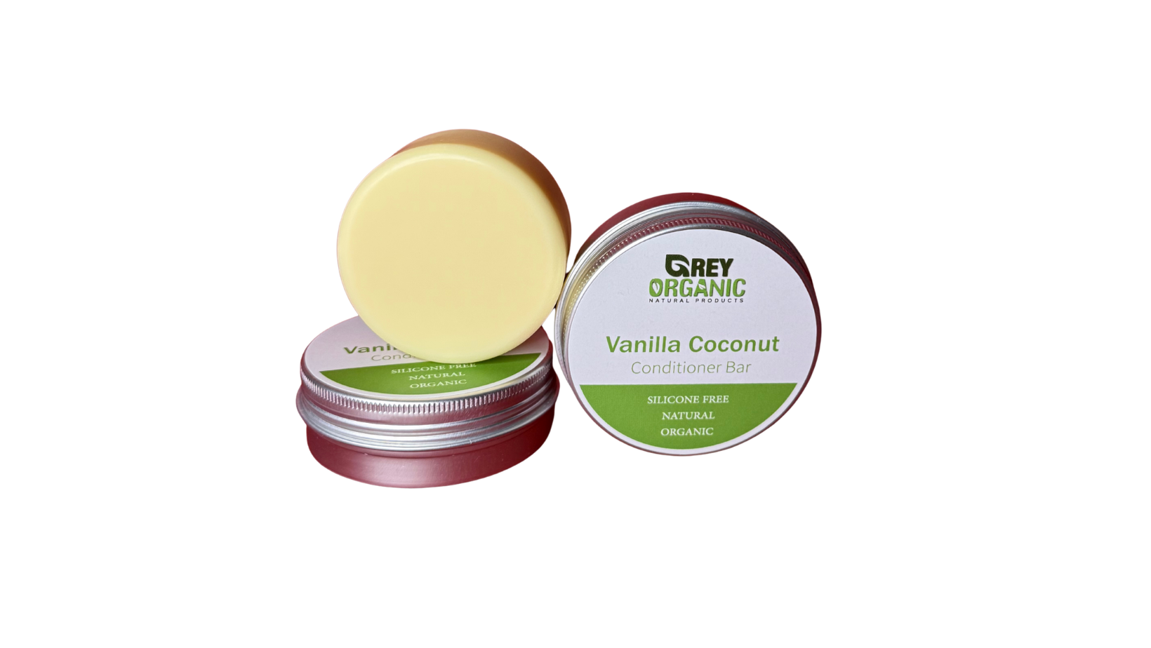 Vanilla Coconut Solid Conditioner Bar – Silicone Free & Natural