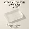 Clear Melt & Pour Soap Base – 1 kg