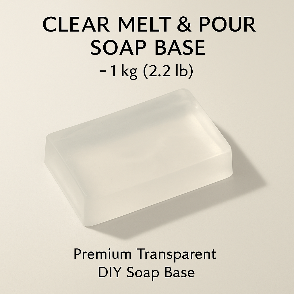 Clear Melt & Pour Soap Base – 1 kg